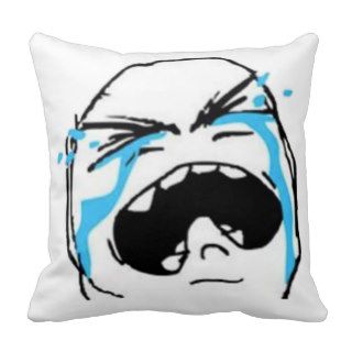 Crying Comic Meme Pillow