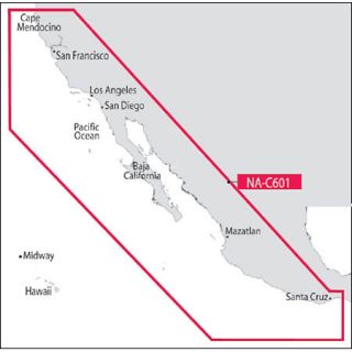 C MAP NT+ Map Card Acapulco Mexico to Cape Flattery Washington 92871