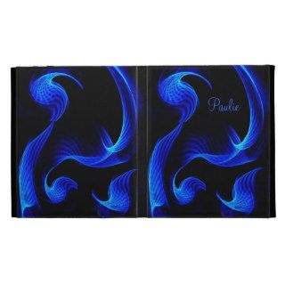 Blue Light Extravaganza Folio iPad Case