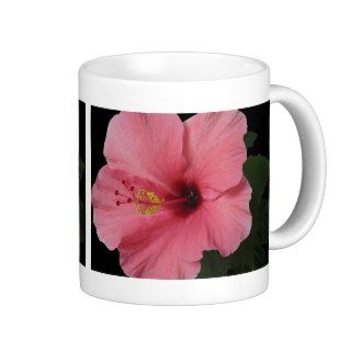 Coral Hibiscus Mugs