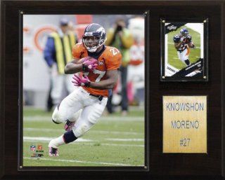 NFL Knowshon Moreno Denver Broncos Player Plaque  Sports Fan Decorative Plaques  Sports & Outdoors