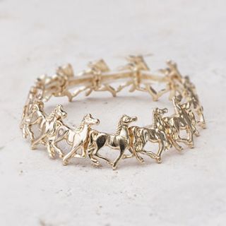 cheval running horse bracelet by bloom boutique