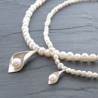 calla lily necklaces by emma kate francis