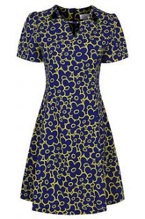 janice cut out contrast skater dress by sugar + style