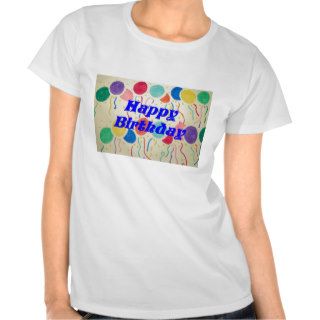 Happy Birthday Balloons And Streamers Shirt