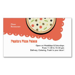 Pizza Business Card Template