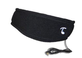 Tooks SPORTEC BAND (FLEECE)   Headphone Headband With Built in Removable Headphones   COLOR BLACK, Soft 100% Micro Fleece Keeps You Comfortable From Sports to Sleep, Unique Gift Idea Electronics