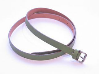 leather skinny belts by lullilu