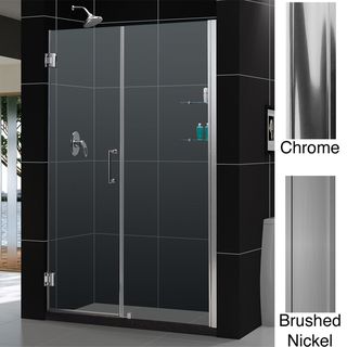 DreamLine Unidoor Shower Doors Frameless 57 58 Adjustable Glass Shower DreamLine Shower Doors