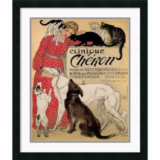 Theophile Alexandre Steinlen 'Clinique Cheron' Framed Art Print Prints