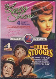 The Lucy Show & Three Stooges Double Feature Lucille Ball, Three Stooges, Vivian Vance, Gale Gordon, Moe, Larry, Shemp, Curly Movies & TV