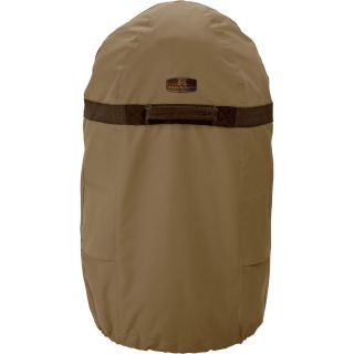 Classic Accessories Smoker Cover — Tan, Fits Medium Round Fryers and Smokers up to 18in. Diameter x 40in.H, Model# 55-037-032401-00  Smokers   Accessories