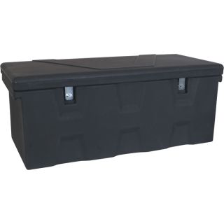 Trailer Star Products Poly Storage Chest Truck Box — Black, 44 3/8in.L x 19in.W x17 1/2in.H , Model# 1712240  Jobsite Boxes