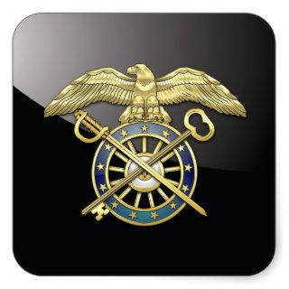 [500] Quartermaster Corps Branch Insignia Stickers