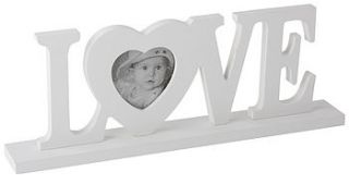 'love' picture frame by the contemporary home