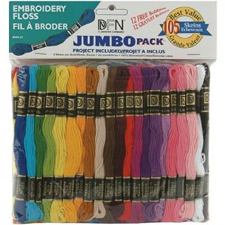 Embroidery Floss Jumbo Value Pack   105 Skein Cotton