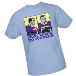 "Most Likely To Succeed"    Bizarro    Superman Adult T Shirt Clothing