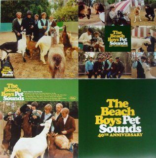 The Beach Boys   Pet Sounds 40th Anniversary   Two Sided Poster   New   Rare   Brian Wilson   Mike Love   Al Jardine   Bruce Johnston   Carl Wilson   Dennis Wilson   Tony Asher   Wouldn't It Be Nice   God Only Knows   Caroline No   Artwork