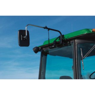 K & M Adjustable Tractor Cab Mirror — Fits John Deere Tractors with Soundguard Cabs, Model# 3127  Tractor Accessories