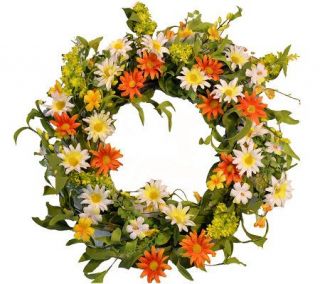 22 Daisy Wreath by Valerie —