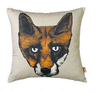 fox head cushion by graduate collection