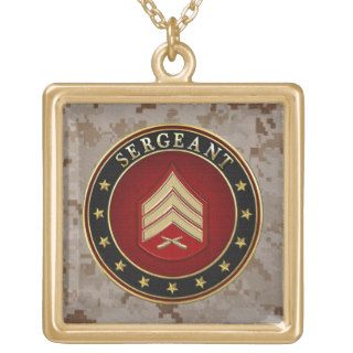 [200] Sergeant (Sgt) Rank Insignia Jewelry