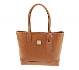 Dooney & Bourke Retro Embossed Leather Small Russel Bag —