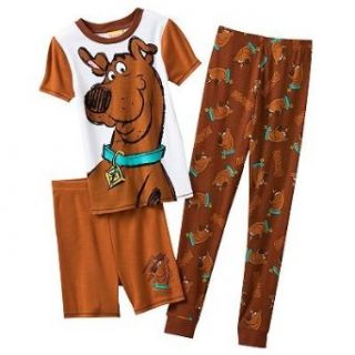 Scooby Doo Boy's (size 4 10) 3 Piece Pajama Set (4) Clothing
