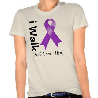Personalize I Walk Lupus Awareness Tshirts