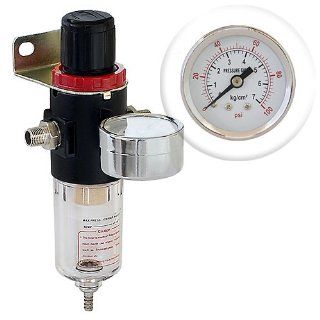 Airbrush Air Compressor Regulator with Water Trap Filter
