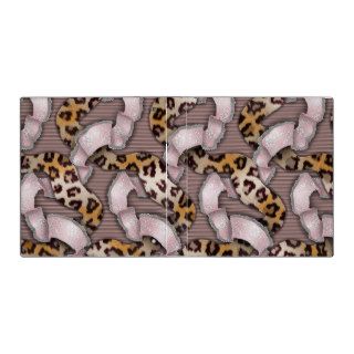 Leopards 'n Lace   pastel pink   3 Ring Binders