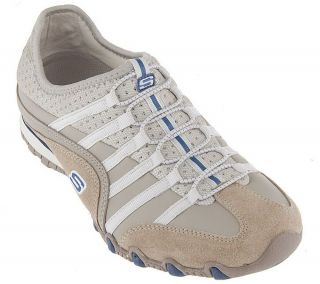Skechers Leather & Suede Bungee Lace Shoes  —