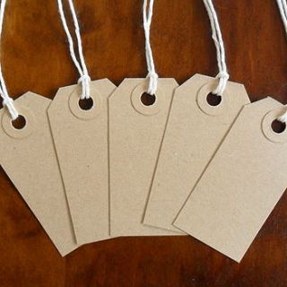 pack of 100 small luggage tag gift labels by yatris home and gift