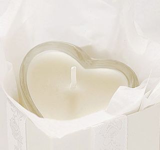 candle heart favour by forever & ever