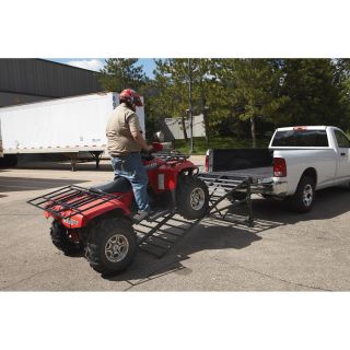 Ultra-Tow Steel Ramp with Adjustable Legs — 1,500-Lb. Capacity, 96 in. L x 48 in. W  Arched Ramps