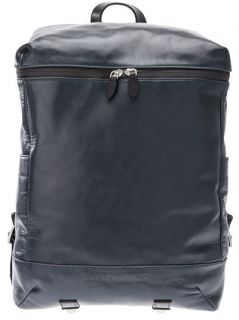 Emporio Armani Buffalo Leather Backpack