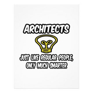 ArchitectsRegular People, Only Smarter Full Color Flyer