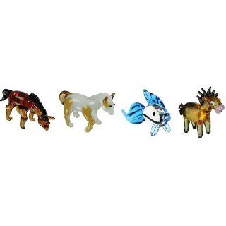 Looking Glass 4 Pack   Horse & Goldfish Toys & Games