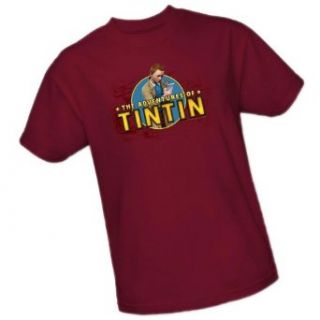Looking For Clues    The Adventures Of Tintin Youth T Shirt Clothing