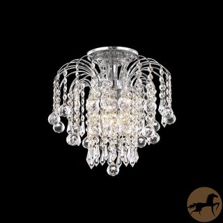 12 inch Christopher Knight Home Crystal 3 light Chrome Chandelier Christopher Knight Home Chandeliers & Pendants