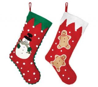 Set of 2 Christmas Stockings Craft Kits —
