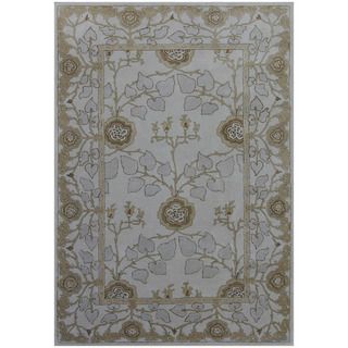 Hand tufted Transitional Oriental Pattern Gray/ Black Rug (2' x 3') JRCPL Accent Rugs