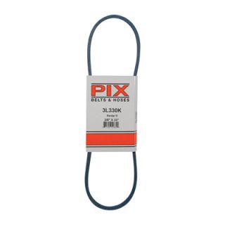 PIX Blue Kevlar V-Belt with Kevlar Cord — 33in.L x 3/8in.W, Model# 3L330K  Belts   Pulleys