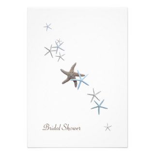 Starfish Dance 5x7 Bridal Shower Invitations