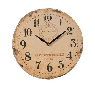 Shop Wilco Imports Ceramic Wall Clock that Looks Like Old Distressed Rock 9 inch x 2 inch at the  Home Dcor Store. Find the latest styles with the lowest prices from Wilco Imports