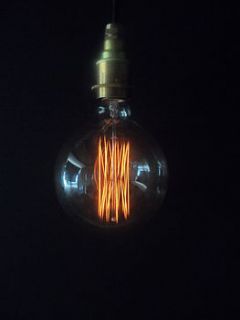 vintage cage globe g125 lightbulb by tony miles designs