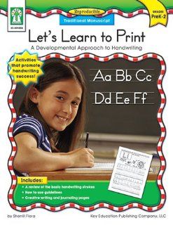 6 Pack CARSON DELLOSA LETS LEARN TO PRINT TRADITIONAL  