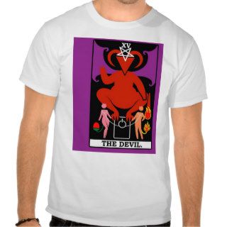 XV The Devil Tarot Card t shirt