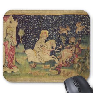 The Beast is Thrown into the Lake of Sulphur Mousepads