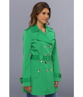 Calvin Klein Belted Trench Coat Green